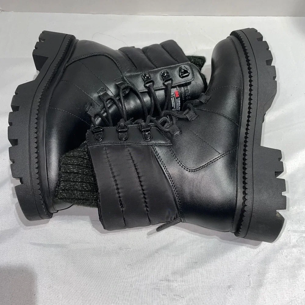 Ozark Trail Womens Black Winter Boots 3M Thinsulate Water Resistant‎ Size 6 400g